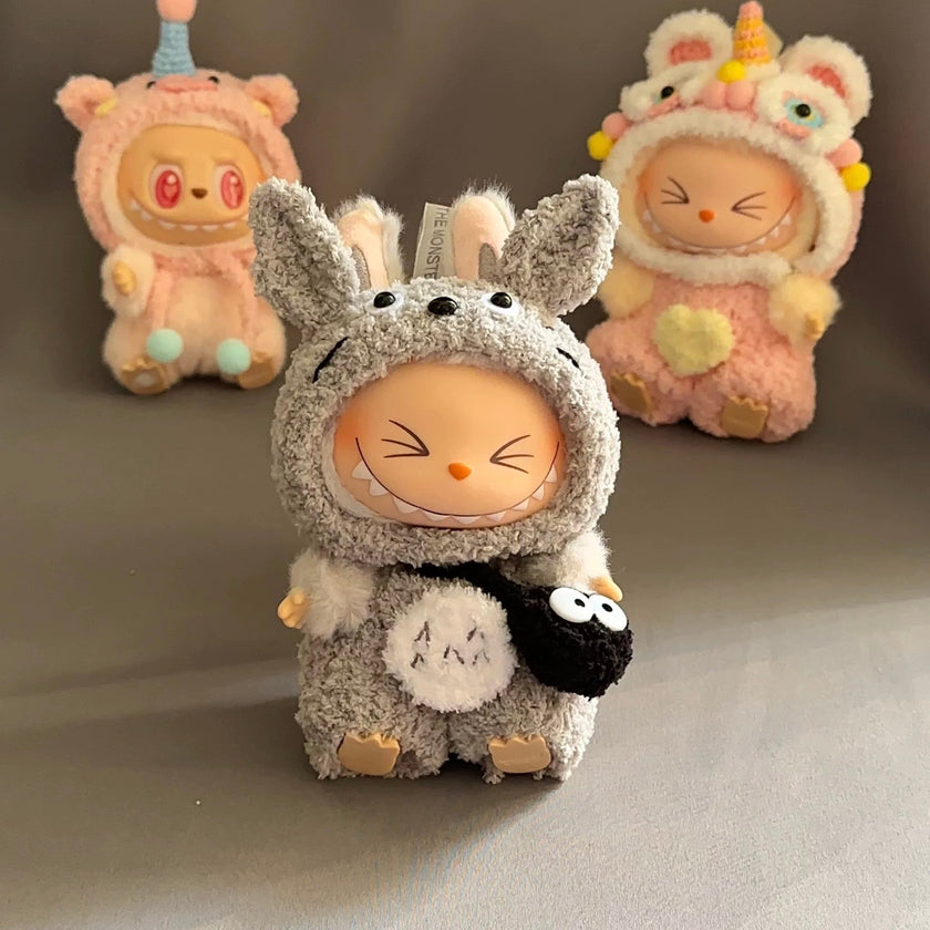 Handmade Labubu Outfit – Totoro Edition [pre oder]