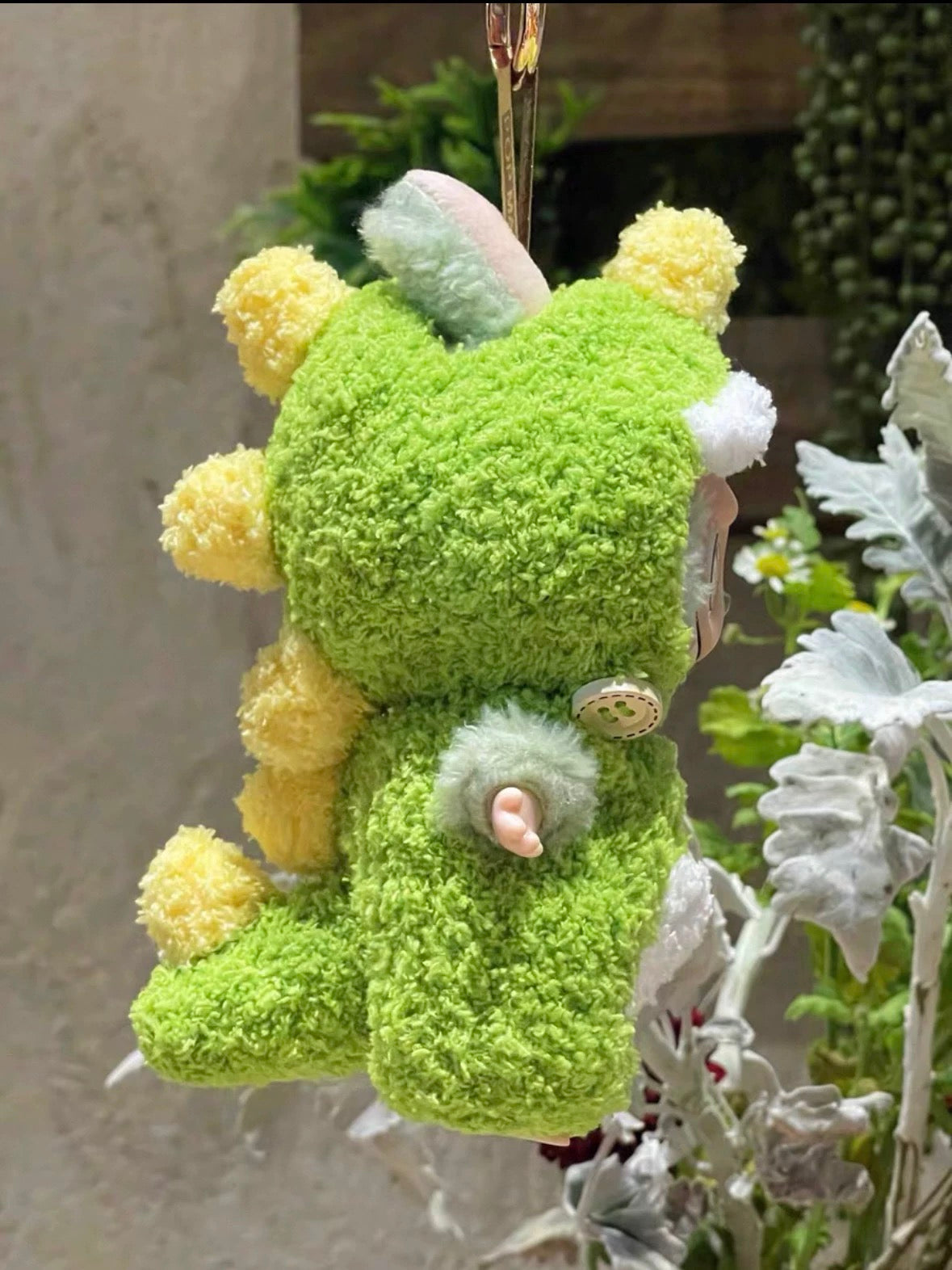 [pre order] handmade labubu dinosaur themed outfit