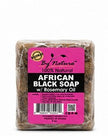 BY NATURES 100% NATURAL AFRICAN BLACK SOAP W/ ROSEMARY OIL 6.5OZ