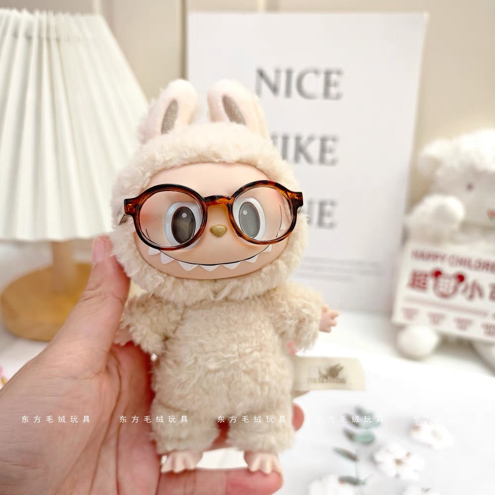 Handmade Labubu outfits- cute glasses