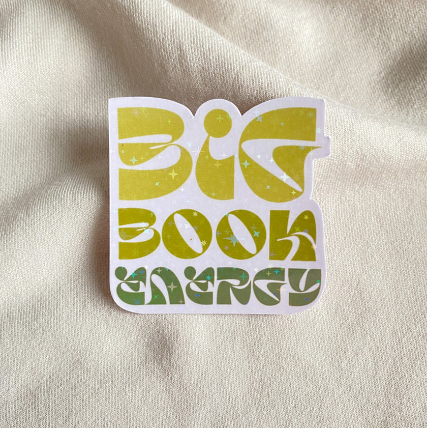 Big Book Energy Sticker