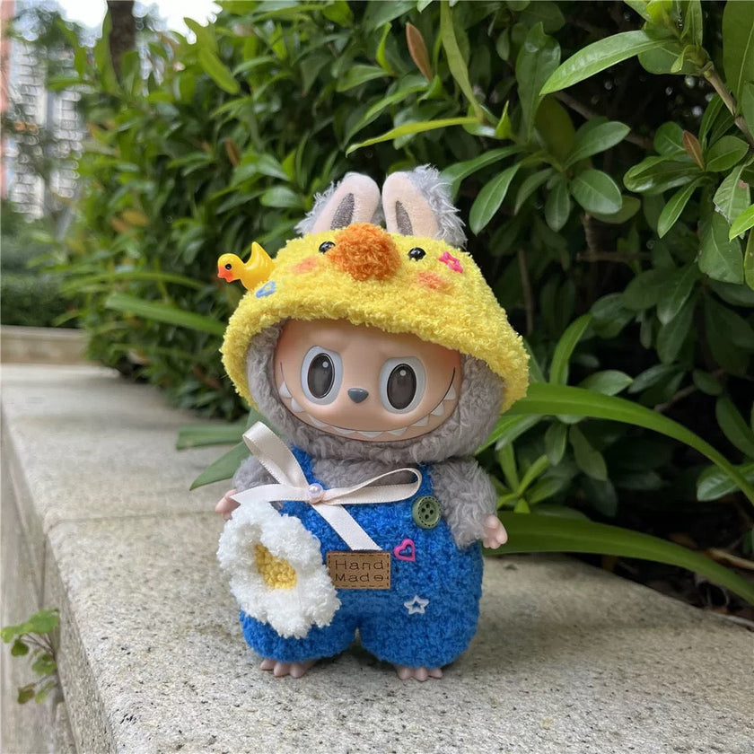 [pre order] Handmade Labubu Outfit- cute duck edition