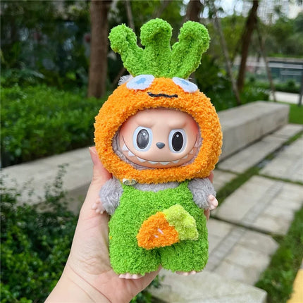 [pre order] Handmade Labubu Outfit- cute carrot edition