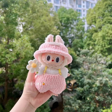 [pre order] Handmade Labubu Outfit- spring in pink edition