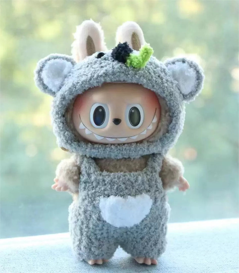 [pre order] Handmade Labubu Outfit- koala edition
