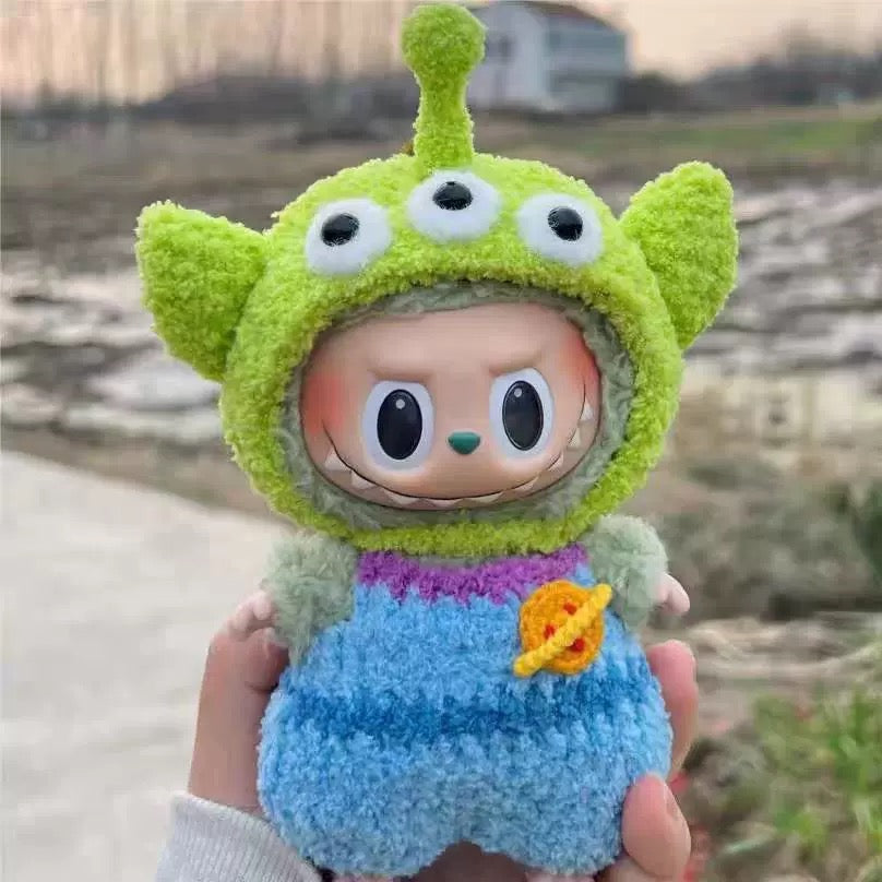 [pre order] Handmade Labubu Outfit- Alien edition