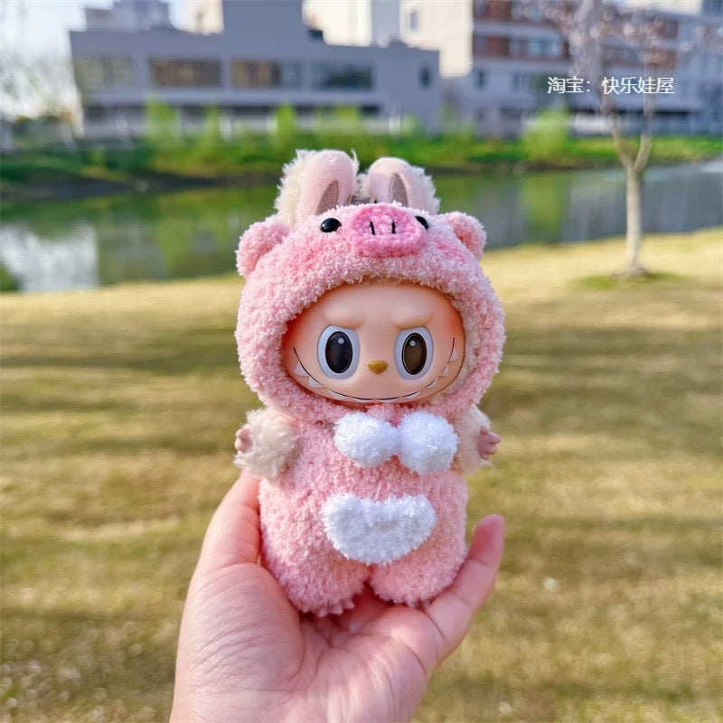 [pre order] Handmade Labubu Outfit- piggy edition