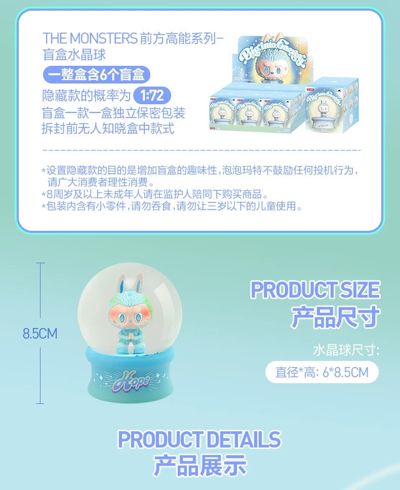 Labubu The monster Big Into Energy series Crystal Ball