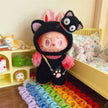 [pre order] Handmade Labubu Outfit- Black cat