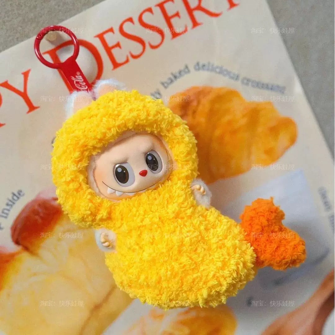 [pre order] Handmade Labubu Outfit- Fried shrimp