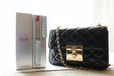 Chic Sleek Silver Red Lipstick