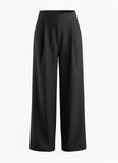 Luxeflow - Elevated Wide Leg Sweatpants Trouser Pants Black
