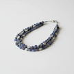 Resin & Glass Bead Disc Necklace