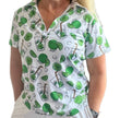 Clearance Assorted Women's Classic V- neck, sleeved Polos, loose fit.