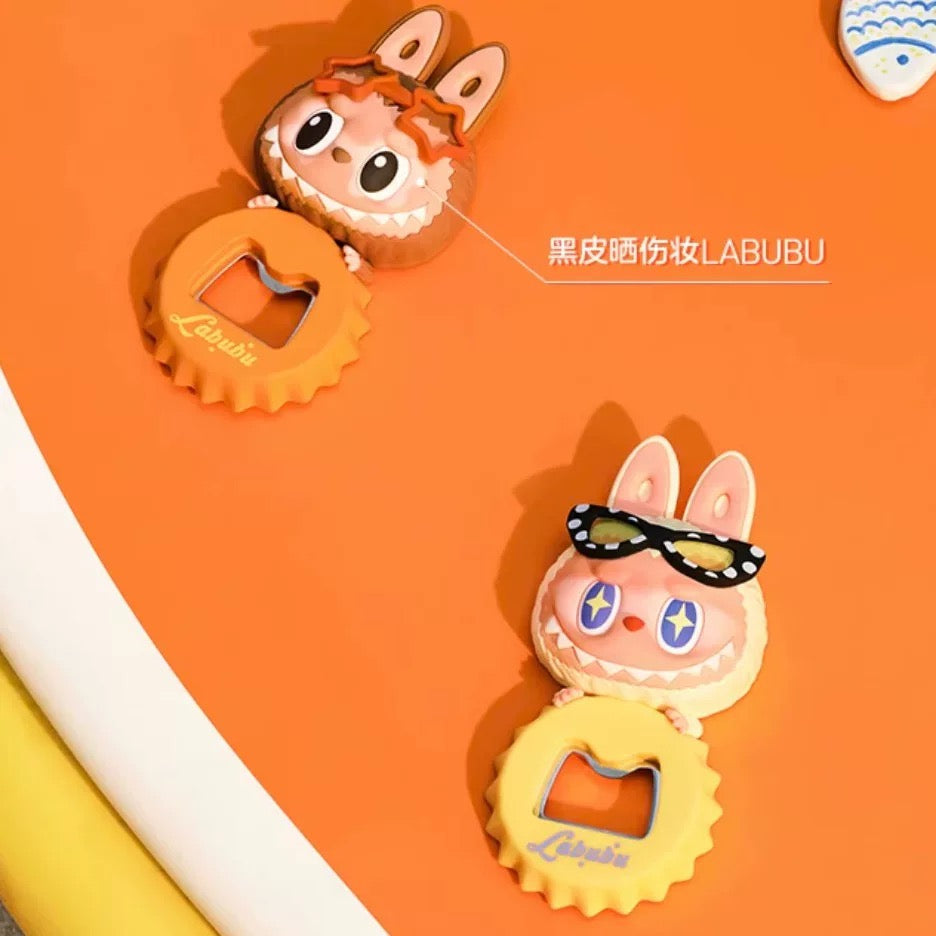 [pre order] labubu Popland exclusive jump into summer bottle opener fridge magnet