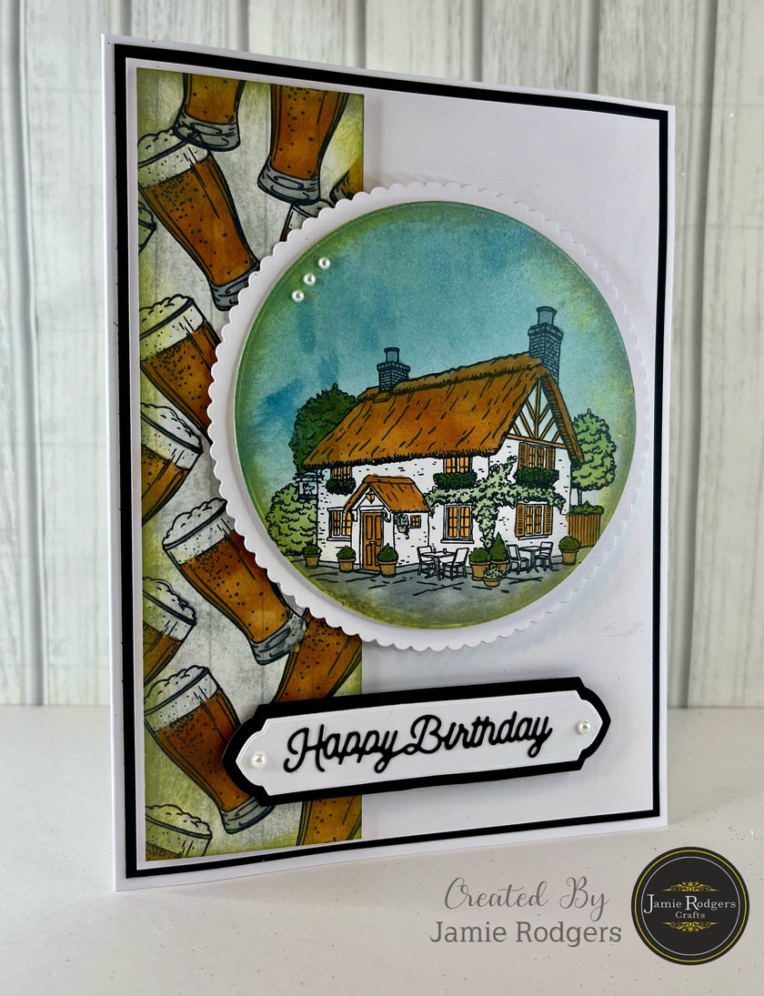 Jamie Rodgers Crafts Village Pub A6 Clear Stamp Set