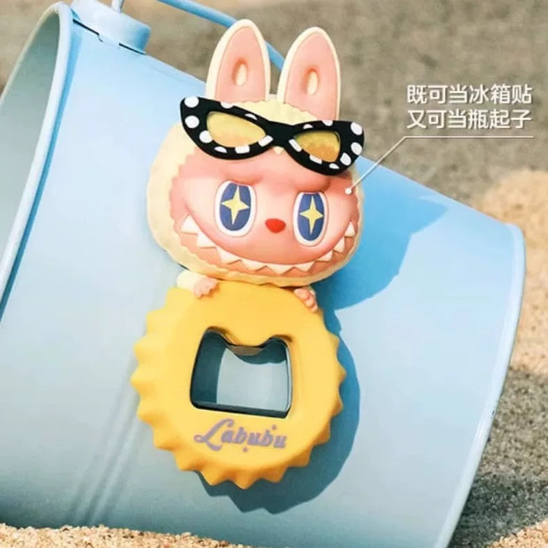 [pre order] labubu Popland exclusive jump into summer bottle opener fridge magnet