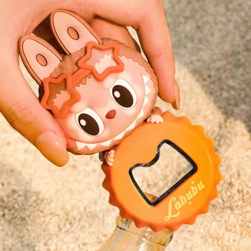 [pre order] labubu Popland exclusive jump into summer bottle opener fridge magnet