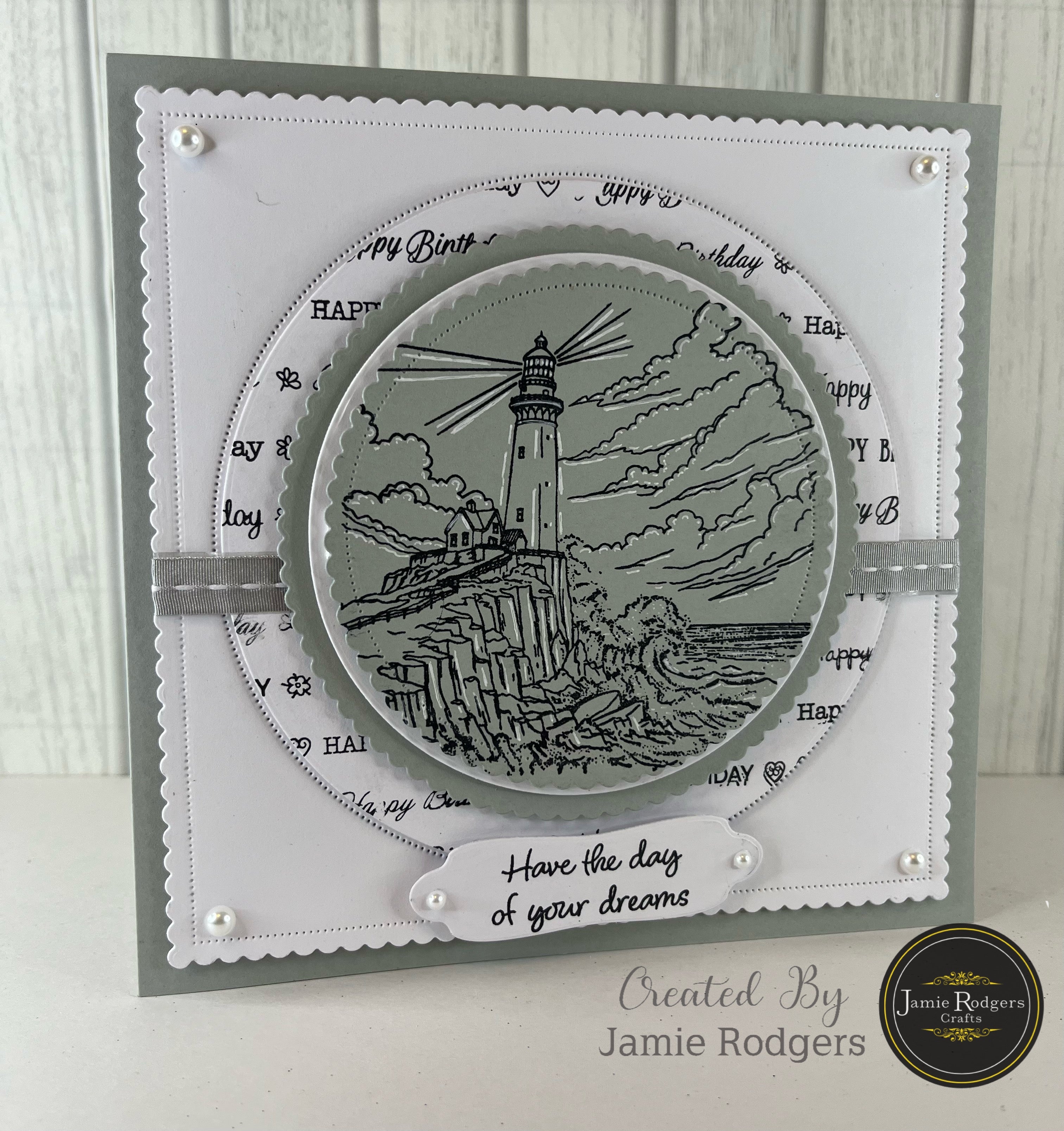 Jamie Rodgers Crafts Lighthouse A6 Clear Stamp Set
