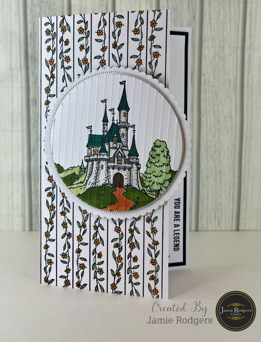 Jamie Rodgers Crafts Floral Vines DL Clear Stamp Set