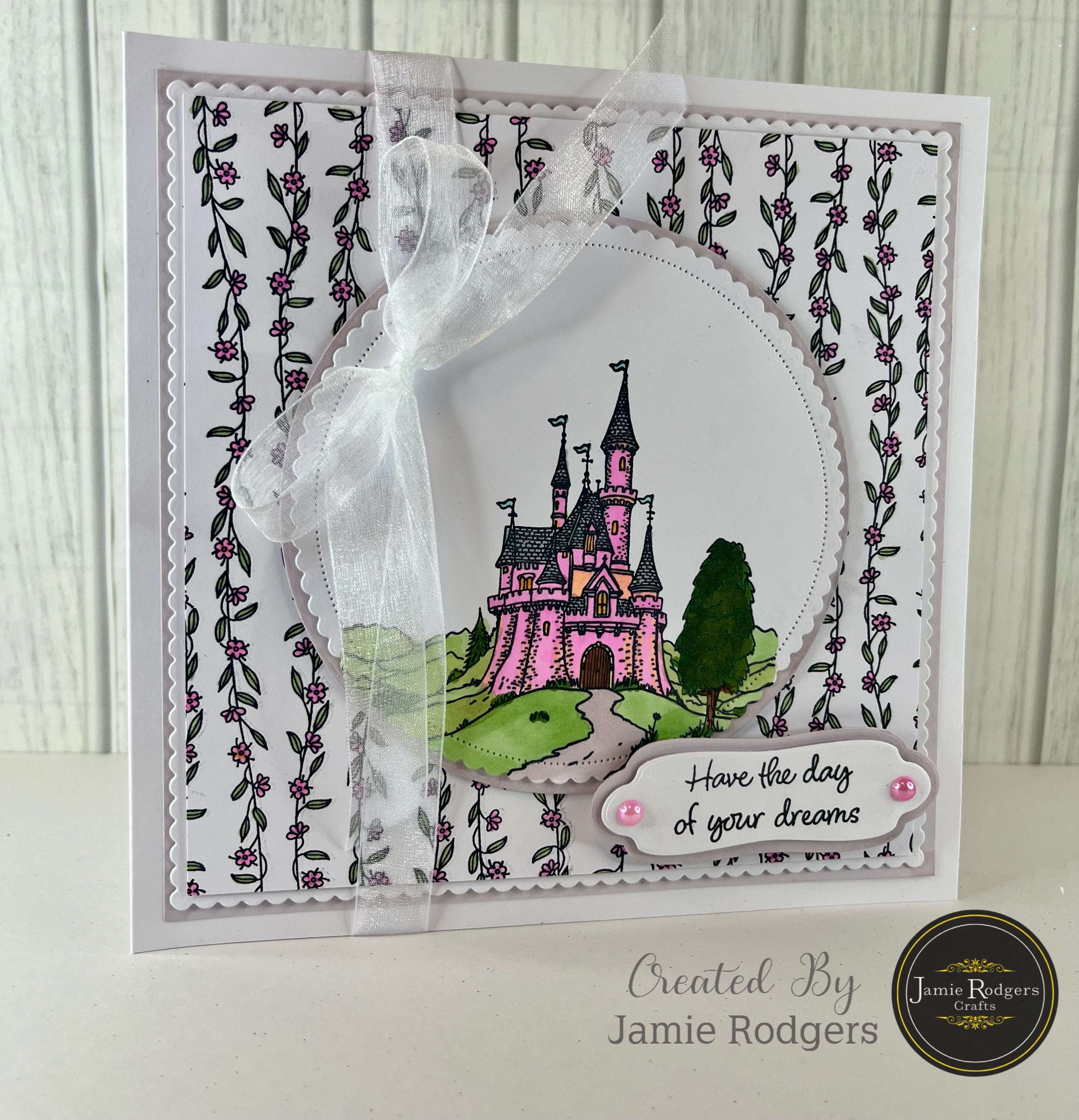 Jamie Rodgers Crafts Floral Vines DL Clear Stamp Set