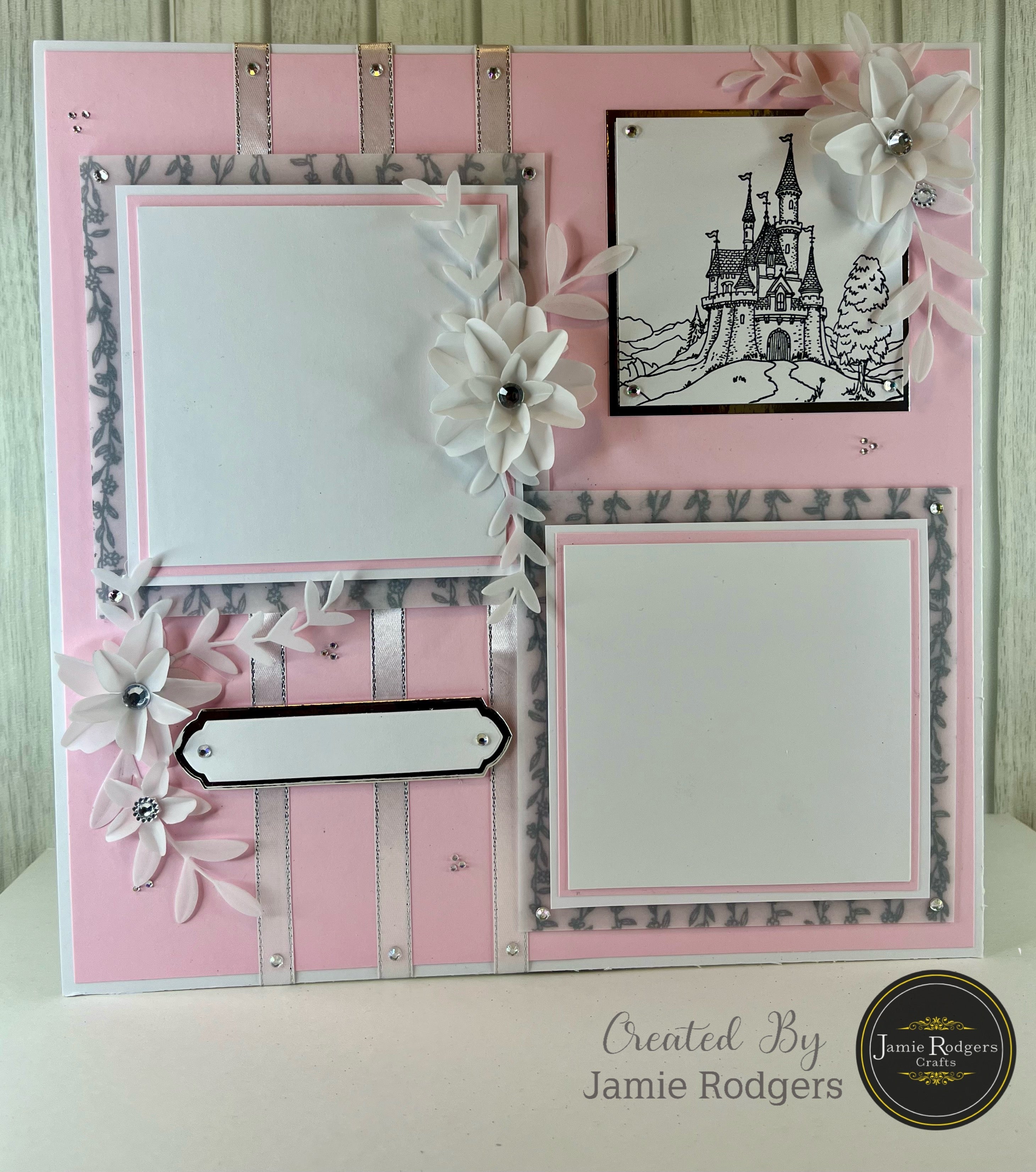 Jamie Rodgers Crafts Floral Vines DL Clear Stamp Set