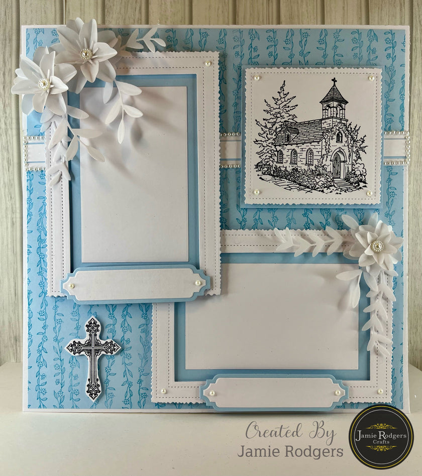 Jamie Rodgers Crafts Floral Vines DL Clear Stamp Set