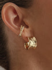 The Amelia Hoop Earrings ( Gold & Silver )