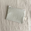 Water Resistant Snack Bag - Sage Stripes