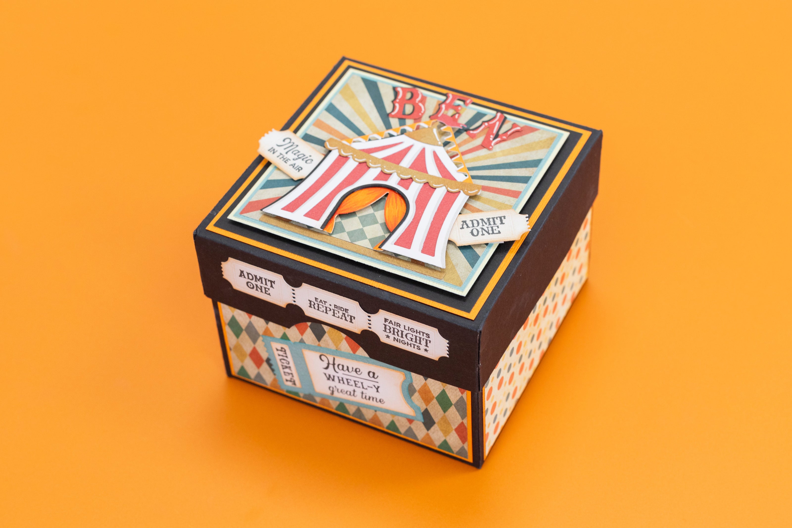 Vintage Carnival Metal Die Set - Big Top
