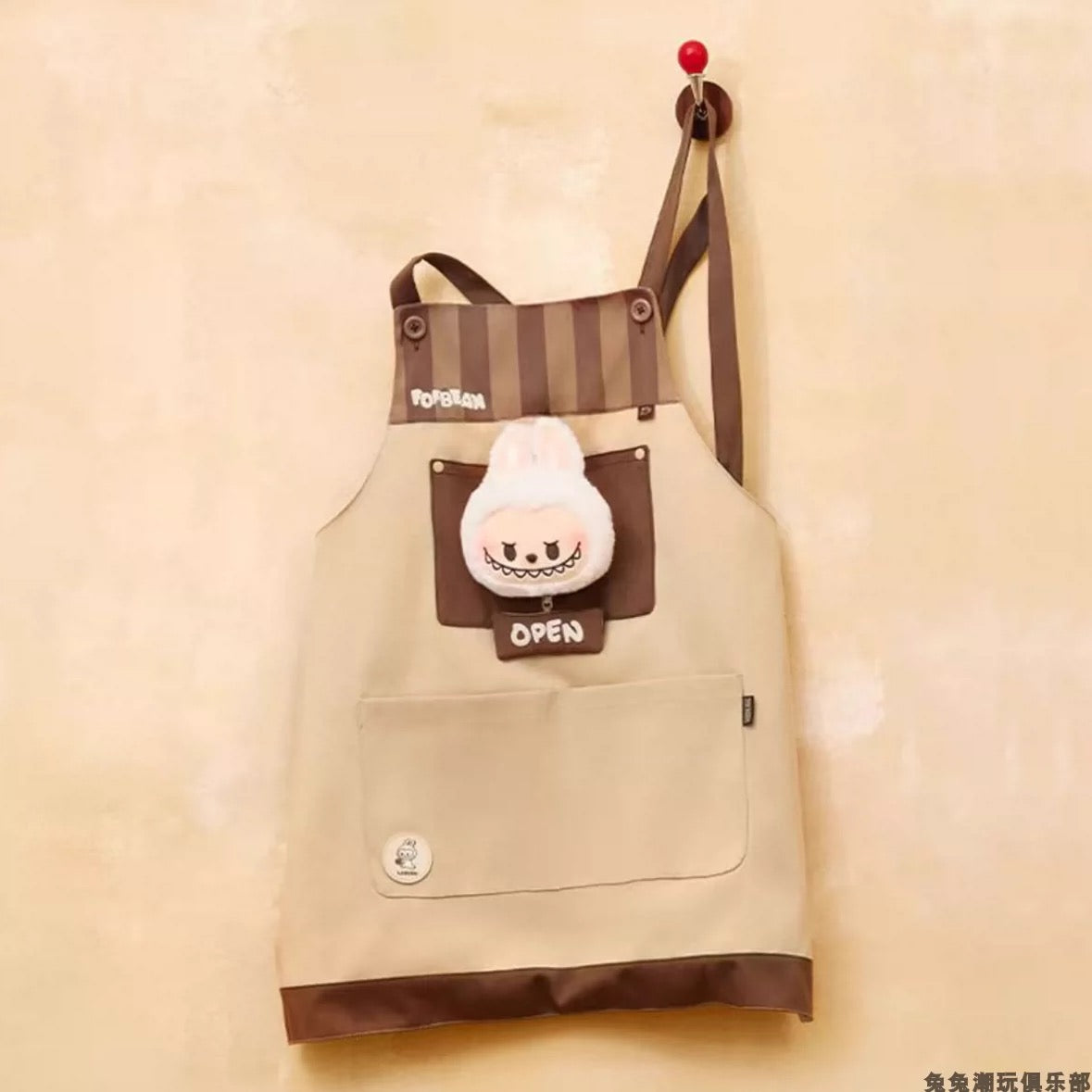 [pre order] POP BEAN Coffee Factory Series labubu apron