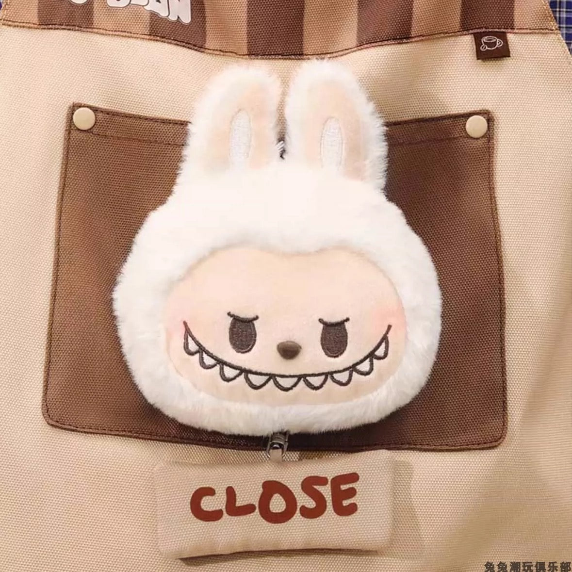 [pre order] POP BEAN Coffee Factory Series labubu apron