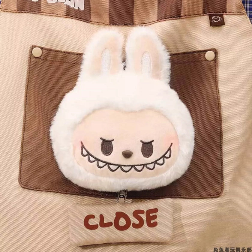 [pre order] POP BEAN Coffee Factory Series labubu apron