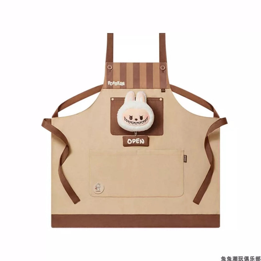 [pre order] POP BEAN Coffee Factory Series labubu apron
