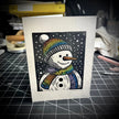 Frosty's Gay Apparel Holiday Card | LINOCUT CARD