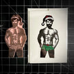 Hoe Hoe Hoe Holiday Card | LINOCUT CARD