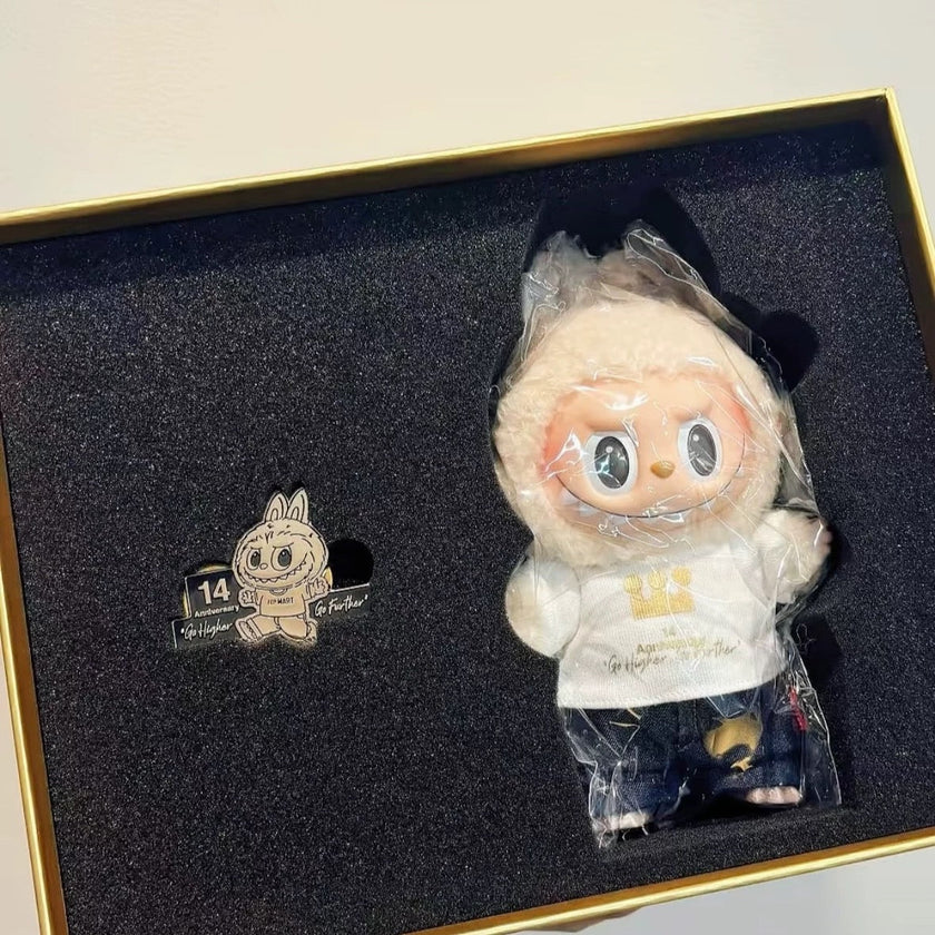 [pre order] Labubu Vinyl Face Figure Sealed Gift Box Pop Mart 14th Anniversary