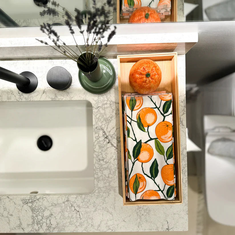 EARTHLY CO - Reusable Paper Towel 10/PK Valencia oranges
