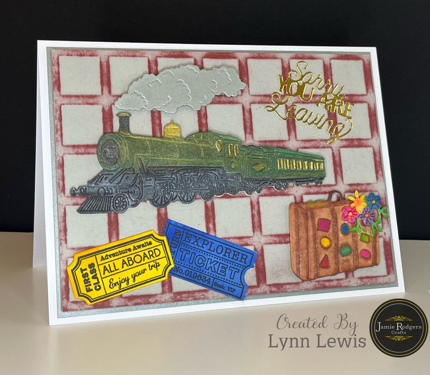 Jamie Rodgers Crafts Vintage Suitcases Die Set