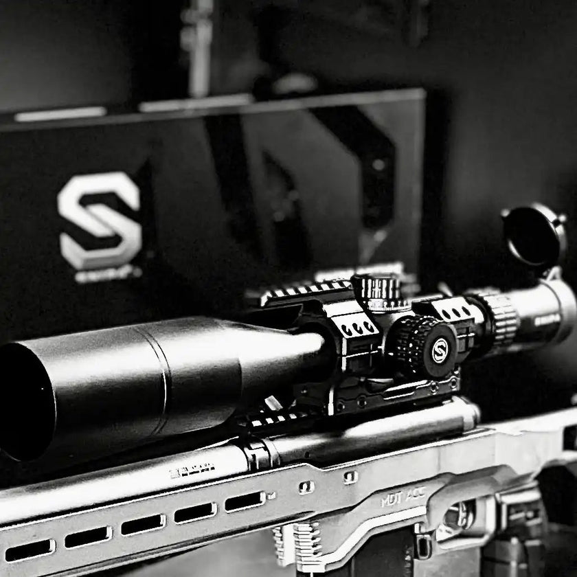 SNIPA™ ROCKIES X 5-25×56 FFP Rifle Scope – Illuminated Reticle, 34mm Tube, Zero Stop, IPX7, | Side Focus Wheel, Tactical Mount & Sunshade Tube Included