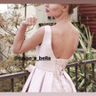 Taffeta Prom Deep V-Neck with Beading Short Dress
