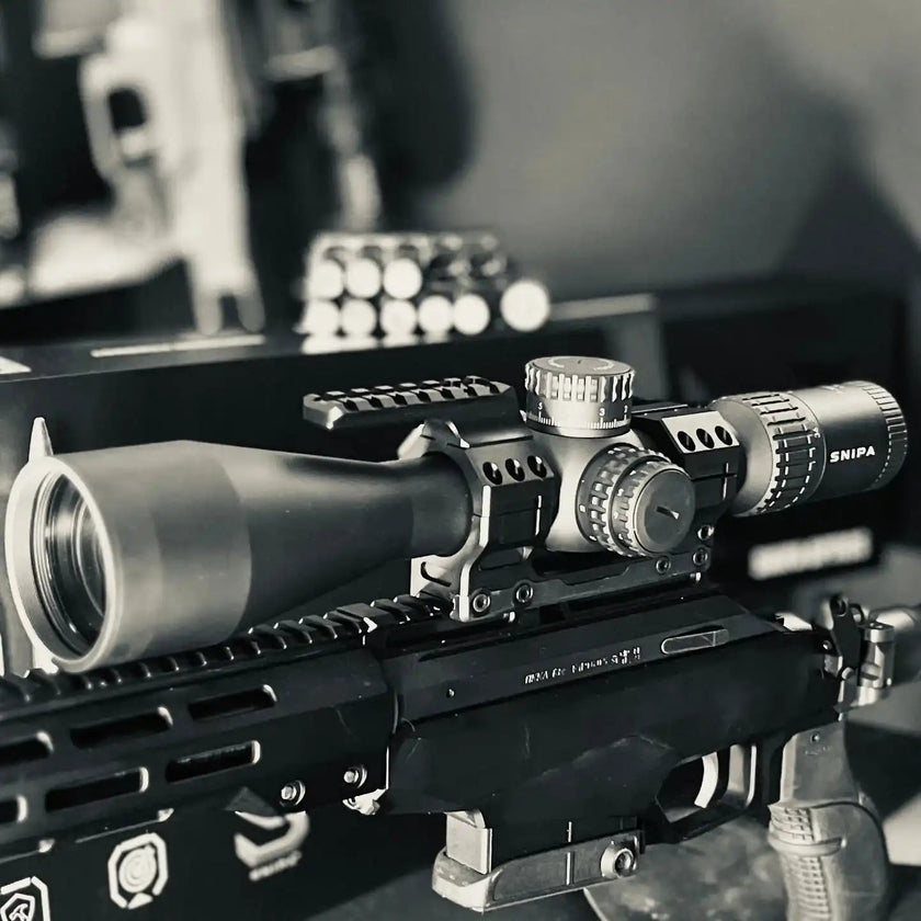 SNIPA™ WOLF ICE 6–36×56 FFP Tactical Rifle Scope – ED Lens | Illuminated MRAD Reticle, 34mm Tube, IPX7 | Tactical Mount & Sunshade Tube Included