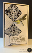 Jamie Rodgers Crafts Floral Square Tile Die Set
