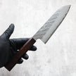 Nigara Hamono Tsuchime Damascus Santoku 170 mm
