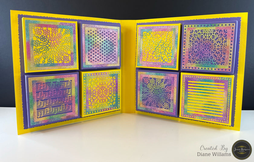 Jamie Rodgers Crafts Polka Dot Square Tile Die Set