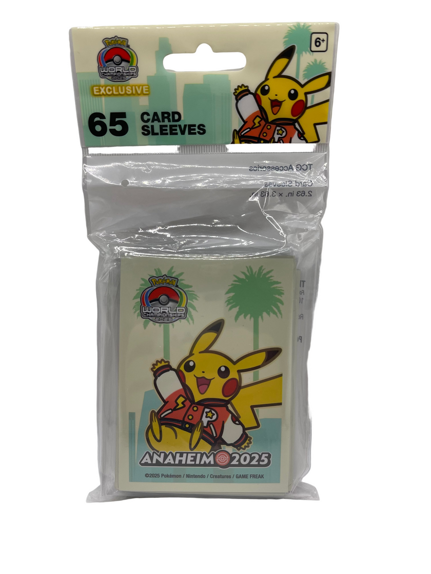 2025 Worlds PIKACHU CARD SLEEVES-SOCAL