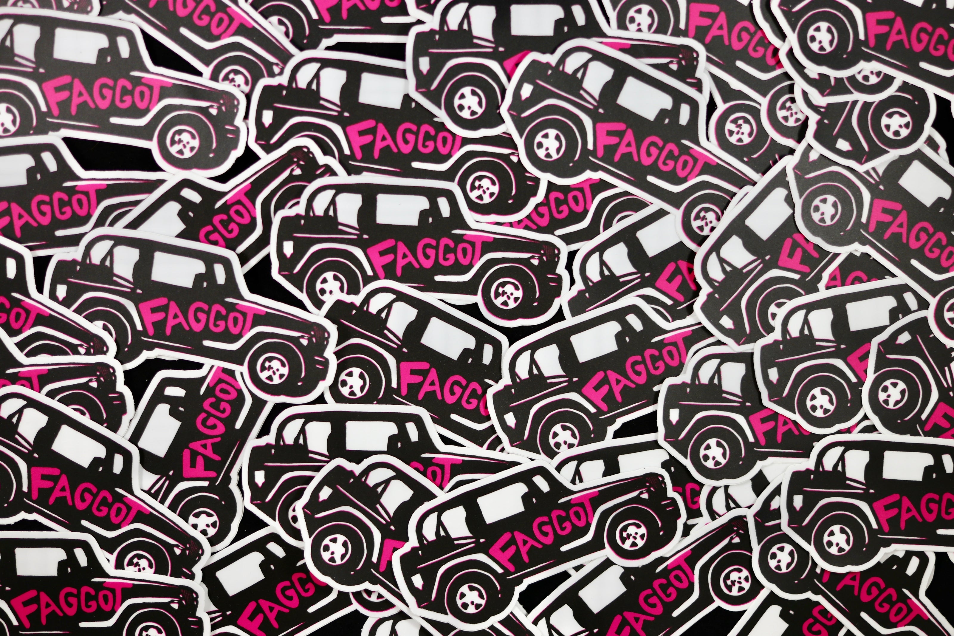 F*gg*t Jeep Sticker - Queer As Folk