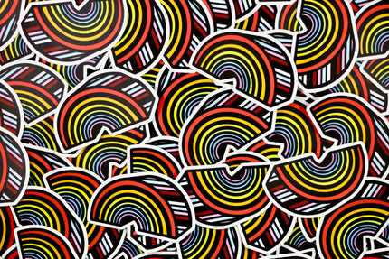 3D Rainbow Sticker