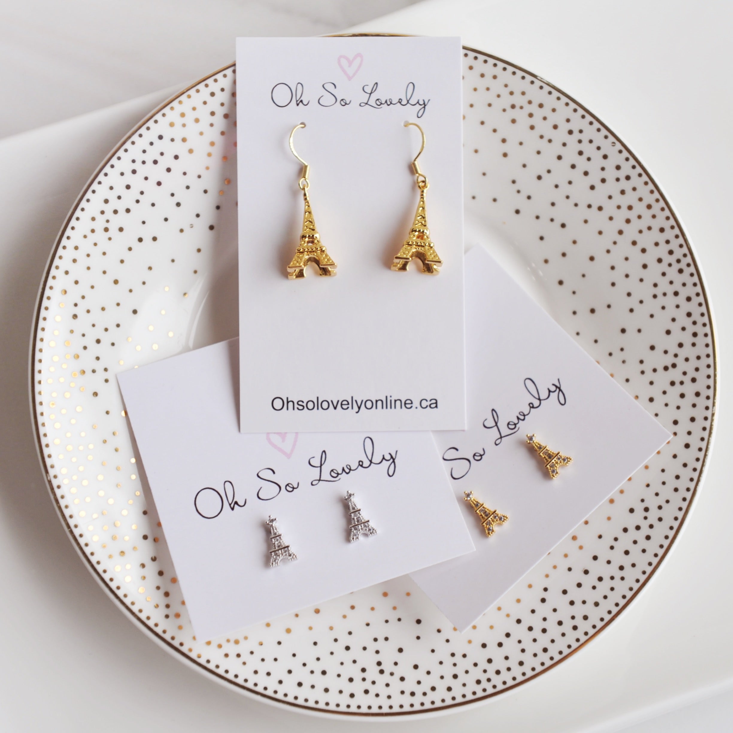 EIFFEL TOWER Drop Earrings
