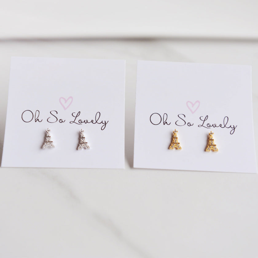 EIFFEL TOWER Stud Earrings